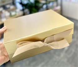 Премиум-коробка золотая большая, с магнитной застёжкой, 28,5*21,5*10,5 woMQvI00gRQhJp916ZTmG2 - фото 21216