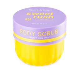 Spark&Glow Скраб для тела с ароматом солёной карамели Sweet Rush Purple Toffee Body Scrub, 400г CKjzs-qNi5bQDjAQ9pHew0 - фото 21437