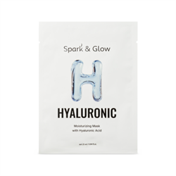 Spark&Glow Маска тканевая для лица увлажняющая - Moisturizing mask with hyaluronic acid, 25мл GLZa2cWzh0agyjVNl8pPV2 - фото 21441