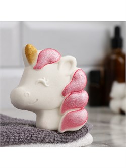 Бомбочка для ванн с шиммером «единорог» с ароматом клубники, 100 г EPY8NSiijR4FzLihxBMs52