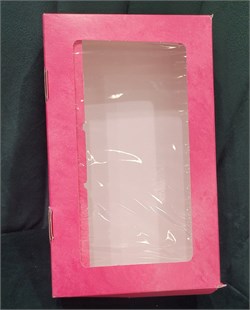 Коробка складная ярко-розовая 20*12*4см 3BFNMCsQiaYFE0XG4WZaD2