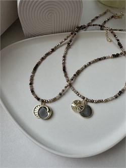 Чокер - с двойным кулоном «Солнце и луна» sWUP9ClygedtKwVHQk7og0