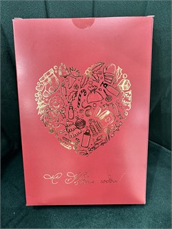 Коробка С Новым годом бордовая LoPgfC4yhPiQz8lvcyfrU0