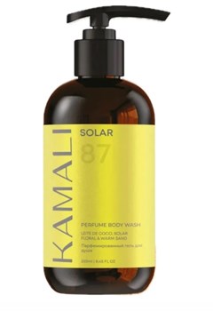 Kamali Гель для душа парфюмированный с ароматом кокоса, туберозы, иланг-иланга Solar 87 4673748056705
