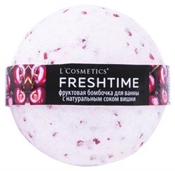 L Cosmetics Бурлящий шарик для ванны  Fresh Time с соком вишни 170 г - фото 7396