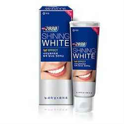 Dental Clinic 2080 Зубная паста сияющая белизна 3d отбеливание, Shining white 100гр - фото 7682