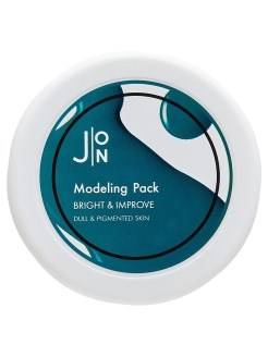 J:on Альгинатная выравнивающая маска для лица Bright & Improve Modeling Pack, 18 г - фото 8422