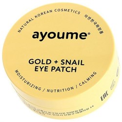 Ayoume Патчи для глаз омолаживающие Gold + Snail eye patch. - фото 8672