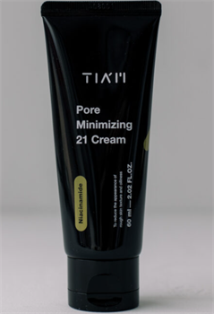 TIAM Себорегулирующий крем на основе ниацинамида, цинка и гидролата коры белой ивы  Pore Minimizing 21 Cream, 60мл - фото 9674