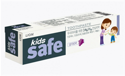 LION  Детская зубная паста виноград Kids Safe Toothpaste, 90 г - фото 9808