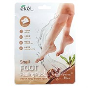 Ekel Пилинг-носочки с муцином улитки Snail foot peeling pack