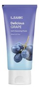 L.SANIC Очищающая пенка для умывания  с экстрактом винограда Delicious Grape Soft Cleansing Foam 150мл