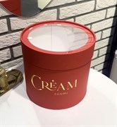 Фирменная коробка Cream (красная) 21*20 см