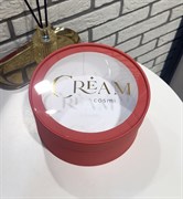 Фирменная коробка Cream (красная) 21*10 см
