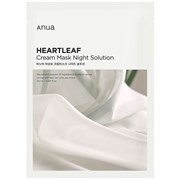 Anua Барьерная тканевая крем-маска с хауттюйнией Heartleaf Cream Mask Night Solution