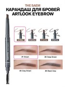 The Saem Карандаш для бровей  Saemmul Artlook Eyebrow 02 deep brown shTiC1zzhxzsnOEOSS8YF3