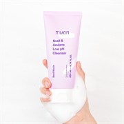 TIAM Успокаивающий гель для умывания с улиткой и азуленом  Snail & Azulene Low pH Cleanser 200ml Rx19MRP5g6oh0np1Ihsi33