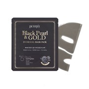 Petitfee Black Гидрогел.маска для лица с черн.жемч.и золотом Pearl & Gold Hydrogel mask pack 1F7tgyg1gKx4fhLHTjhrF0