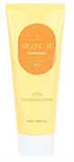 Welcos Пенка для лица витаминная Around me Refreshing Vita Cleansing Foam 120 мл. hbRBGVDzh7dlfQI8-S0C40