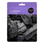 Consly Очищающая тканевая маска с древесным углём Daily Solution Charcoal Mask Sheet CnYGbxo4jHupkabAMng0n0