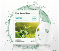 Anskin Secriss Тканевая маска Чайное дерево Secriss Pure Nature Mask Tea Tree, 25мл St2F9I3Wj0KmtlggRQF8E0