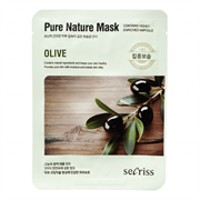 Anskin Secriss Тканевая маска для лица с экстрактом оливы Pure Nature Mask Olive, 25мл q437VxFIgKMDixyZuiYtf2