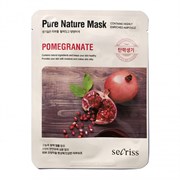 Anskin Secriss Тканевая маска для лица с экстрактом граната Pure Nature Mask Pack Pomeganate, 25мл R821hYCtgs7CRIG0RAl5C0