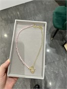 Чокер из розового кварца, цепи, подвески сердце l0YMU8RHgPOOQXubcooRA1