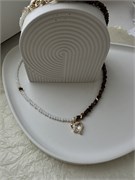 Чокер с шоколадным гематитом и подвеской с фианитом -A0Q9NMEhjeutl9-5vXJP1