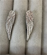 Серьги с англ.замком «Крылья» 3xCe0uu5gveWTfy836n2z1