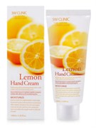 3W Clinic Увлажняющий крем для рук с лимоном Moisturizing Lemon Hand Cream,100 мл.