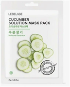 LEBELAGE Тканевая маска для лица с экстрактом огурца Cucumber Solution Mask Pack 25г